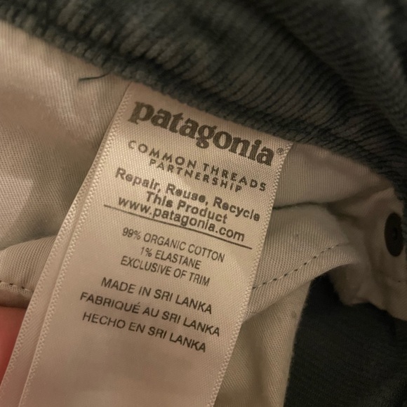 Patagonia Fitted Corduroy Blue Gray Size 31 See Note - Picture 9 of 10